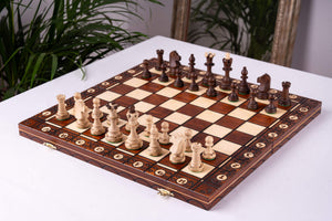 Élysée Chess Set <br>Crafted in Maple and Hornbeam