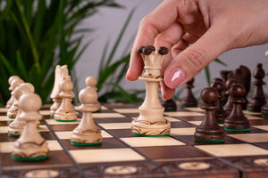 Élysée Chess Set <br>Crafted in Maple and Hornbeam