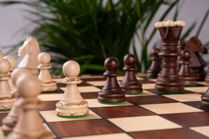 Artisanal Chess Set <br>Crafted in Maple and Hornbeam