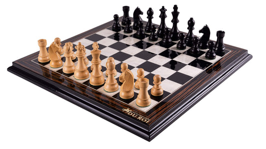 Chess Set Transmission <br>in Ebony et Boxwood
