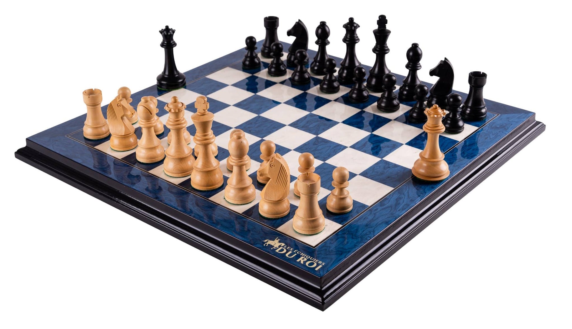 Chess Set Renouveau <br>in Ash Burl