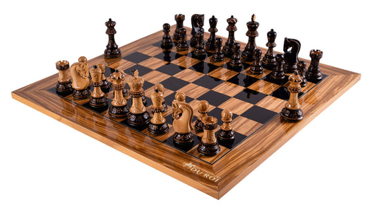 Chess Set Œuvre <br>in Olive wood