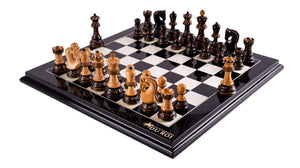 Juego de ajedrez Pureté <br>en tulipwood y arce