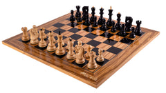 Chess Set Racines <br>in Olive wood