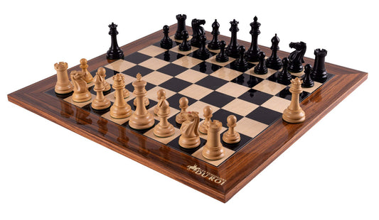 Chess Set Parure <br>in Rosewood and Maple