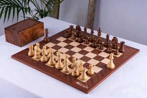 Set de șah Patrimoine <br>din mahon