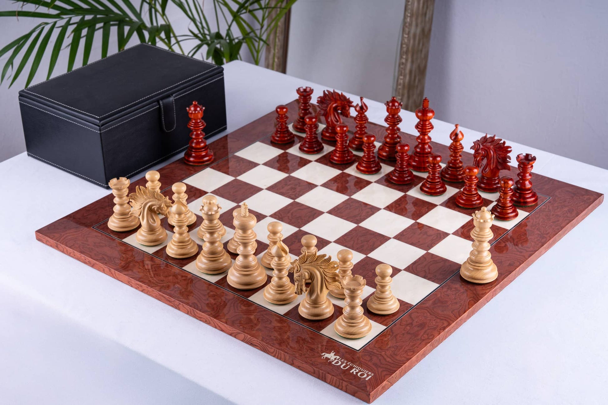 Renaissance Chess Set <br>Crafted in Ash and Rosewood