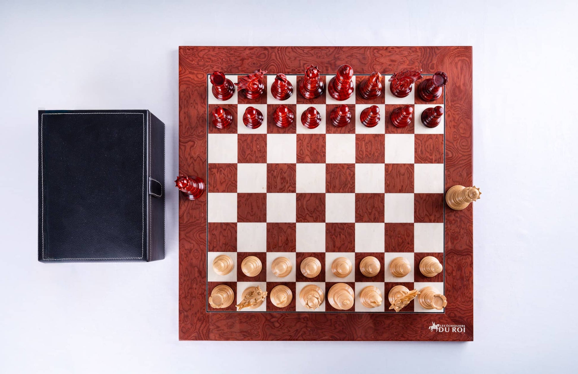 Renaissance Chess Set <br>Crafted in Ash and Rosewood