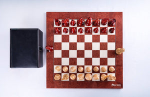 Renaissance Chess Set <br>Crafted in Ash and Rosewood