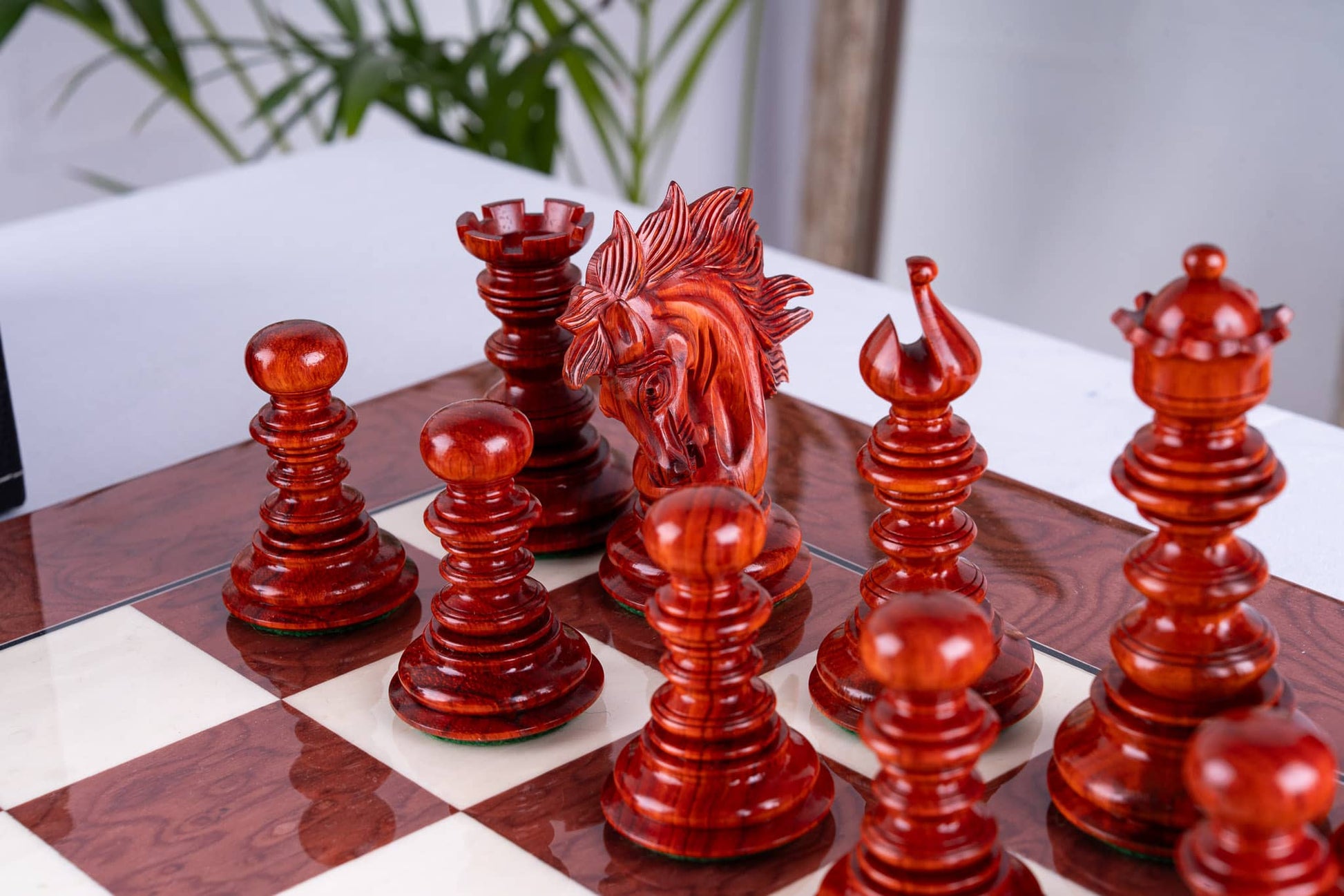 Renaissance Chess Set <br>Crafted in Ash and Rosewood