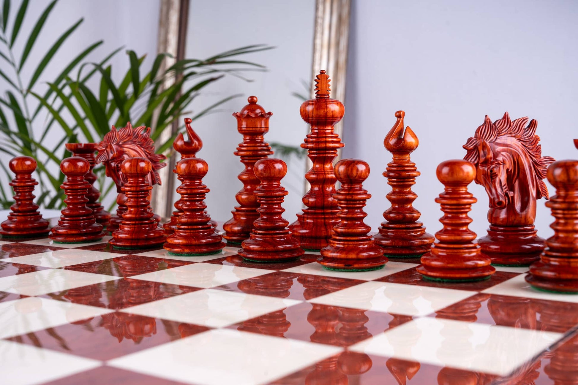 Renaissance Chess Set <br>Crafted in Ash and Rosewood