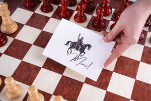 Renaissance Chess Set <br>Crafted in Ash and Rosewood