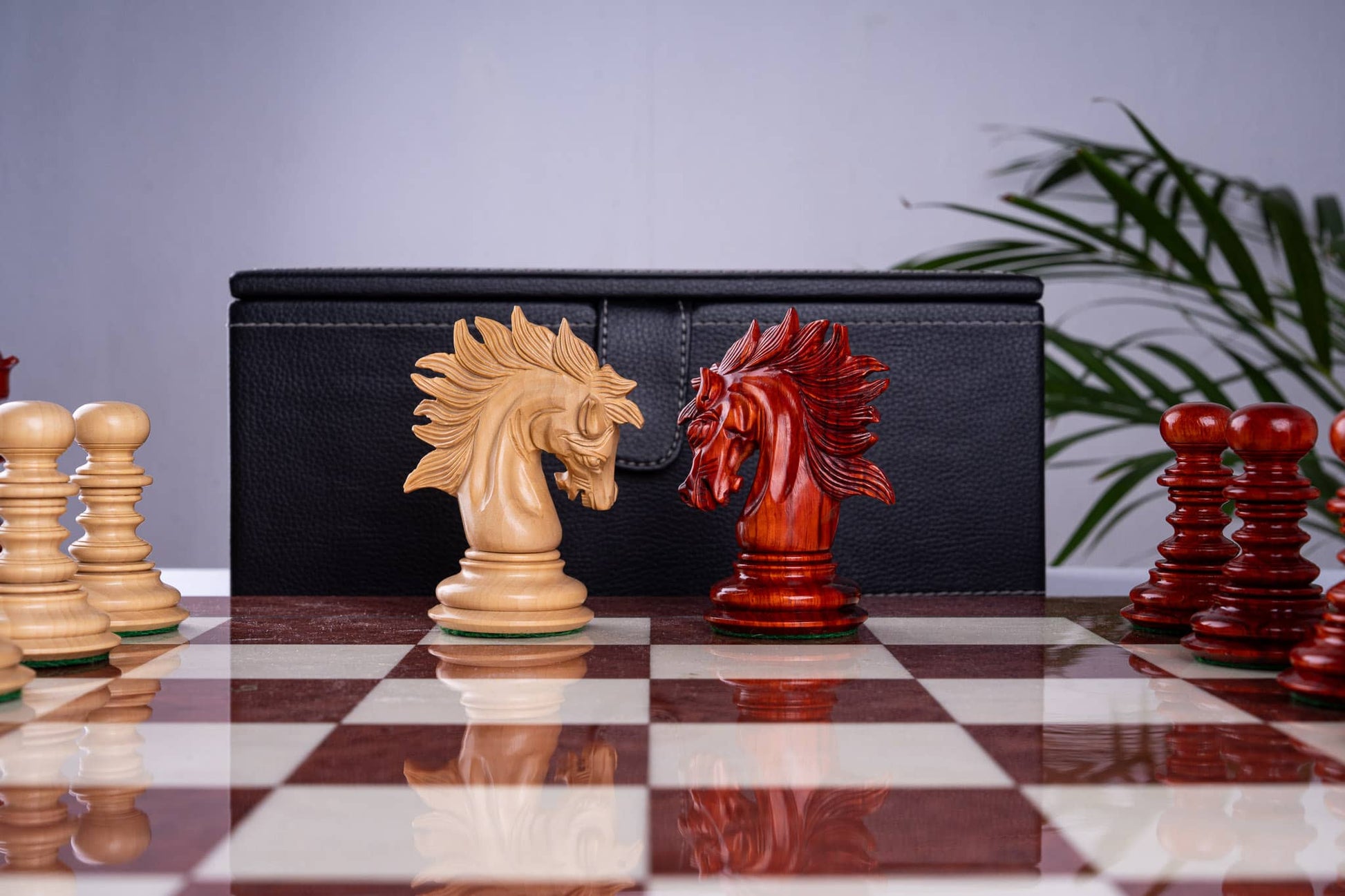 Renaissance Chess Set <br>Crafted in Ash and Rosewood