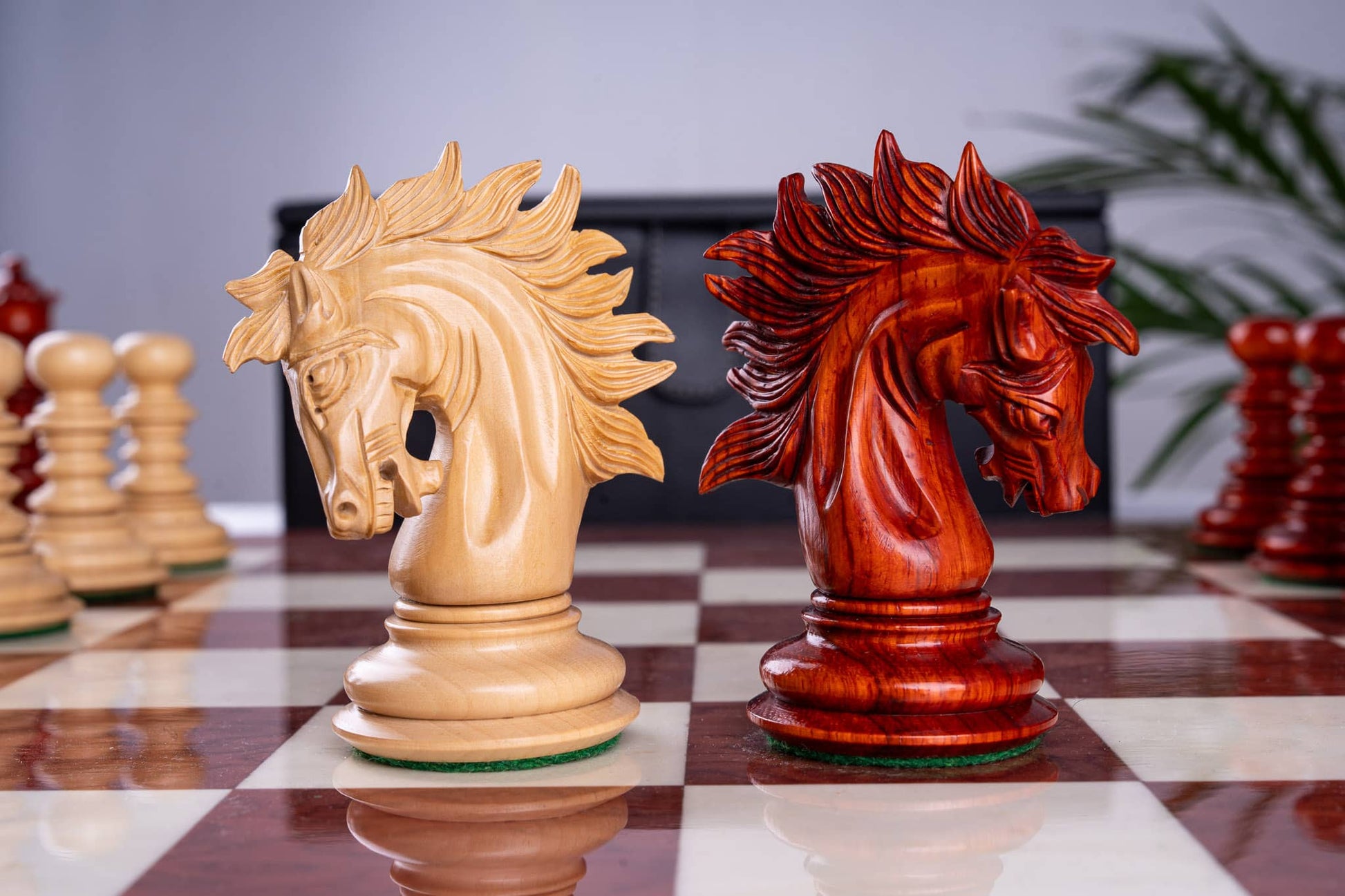 Renaissance Chess Set <br>Crafted in Ash and Rosewood