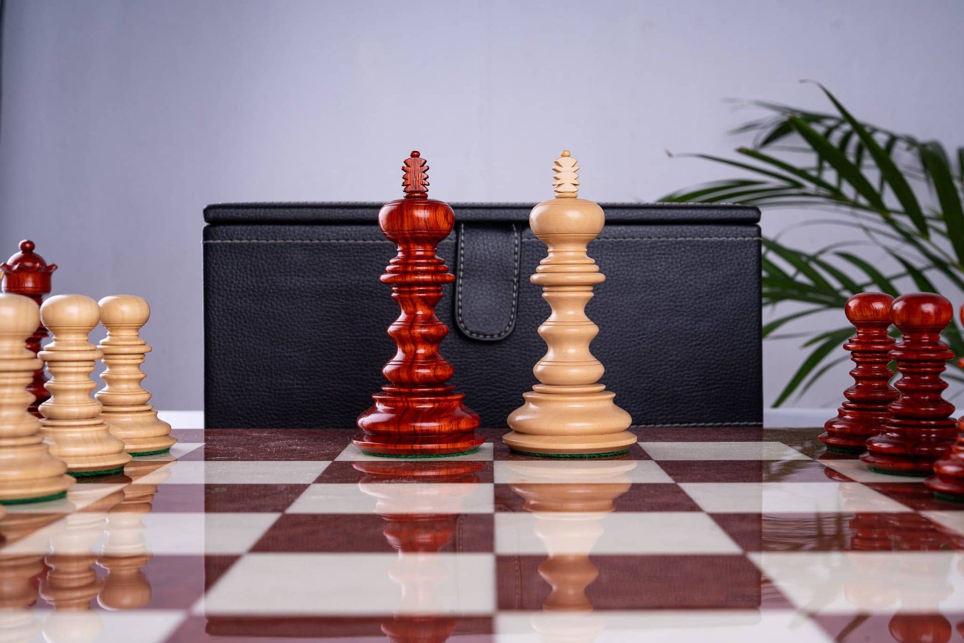 Renaissance Chess Set <br>Crafted in Ash and Rosewood