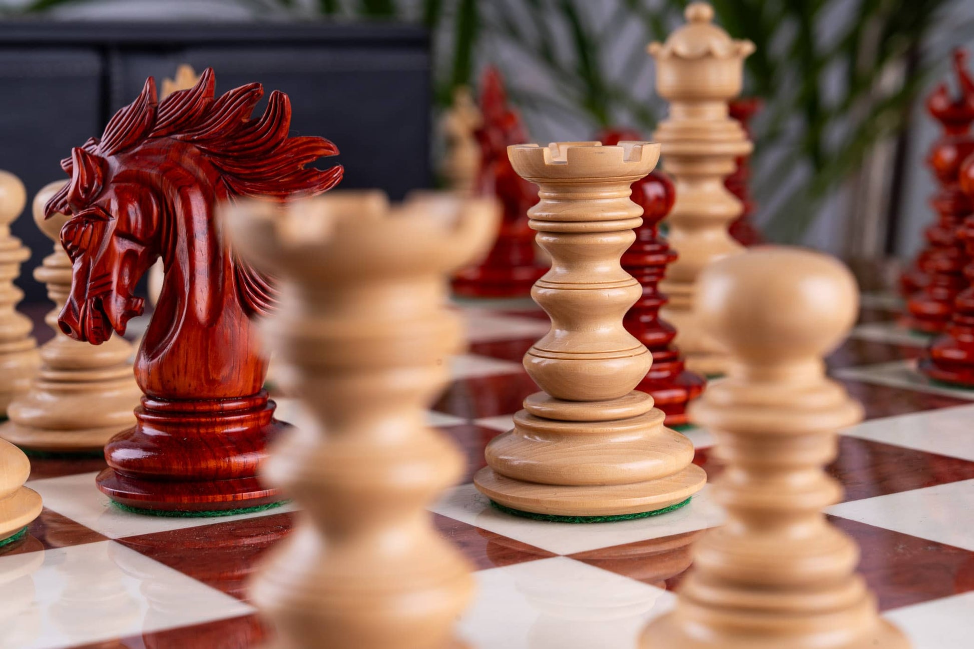 Renaissance Chess Set <br>Crafted in Ash and Rosewood