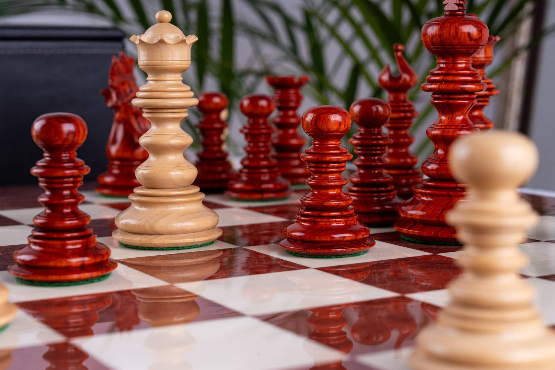 Renaissance Chess Set <br>Crafted in Ash and Rosewood