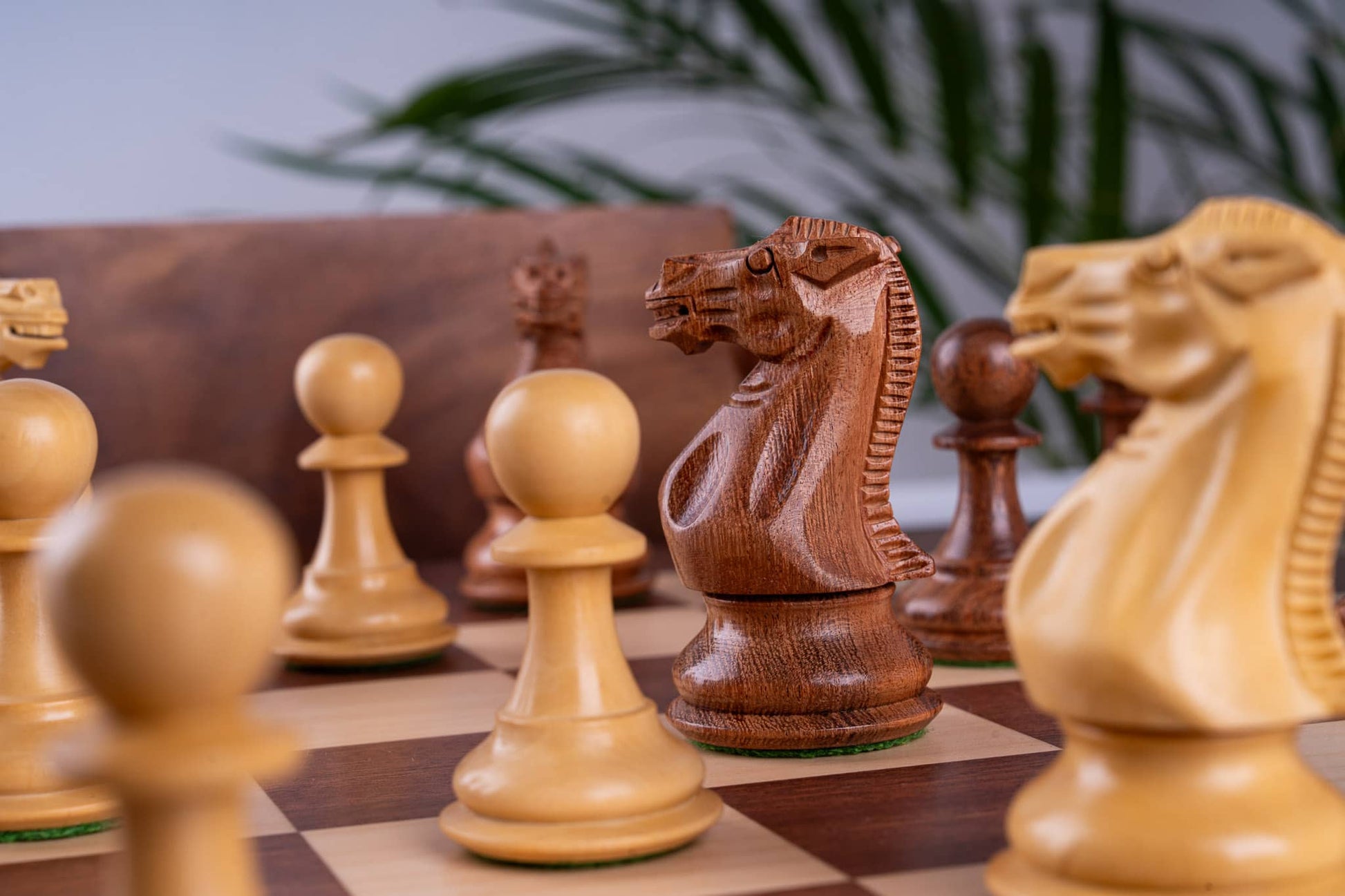 Chess Set Lumière <br>in Mahogany