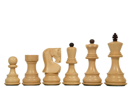 Imperial Chess Pieces Crafted <br>in Sheesham and Natural Boxwood