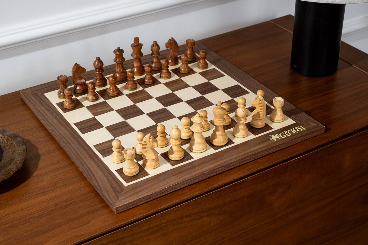 Eminence Chess Set Crafted in Walnut and Maple — Product view 2