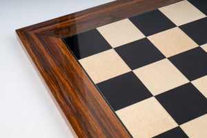 Elegant Rosewood and Sycamore Chessboard — Product view 1