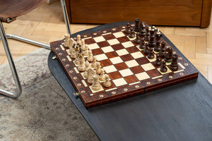 Artisanal Chess Set Crafted in Maple and Hornbeam — Product view 10