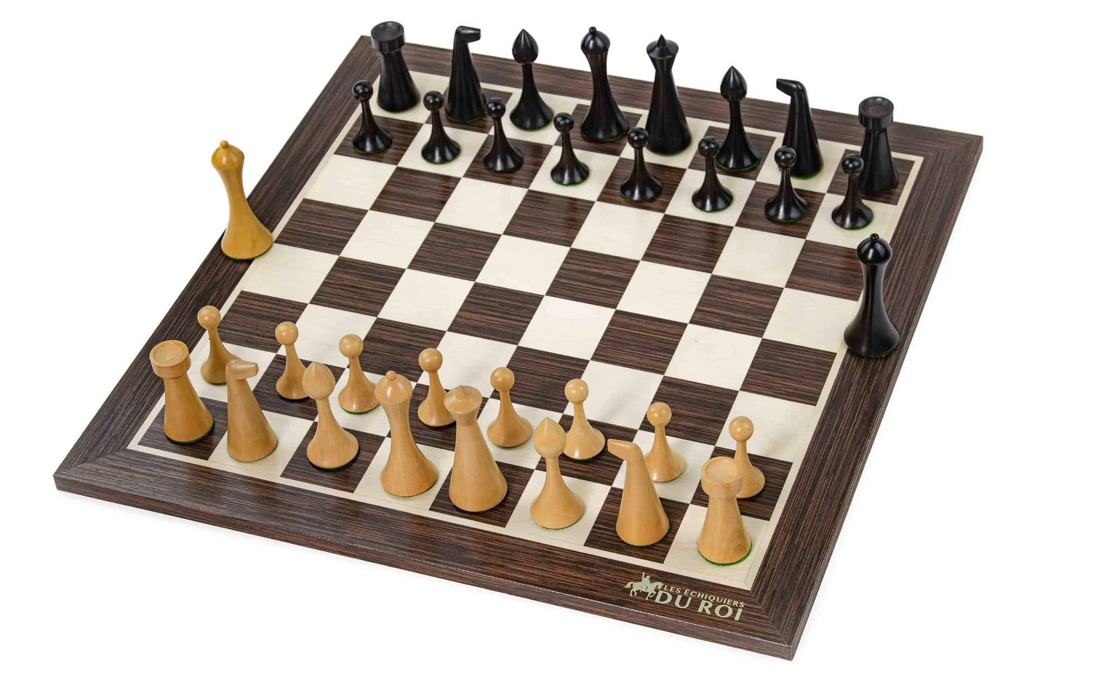 Minimalist Chess Set <br>Crafted in Ebony