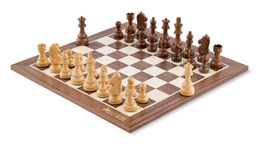 Authentique Chess Set Crafted in Walnut and Maple — Product view 1