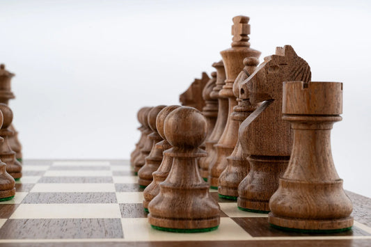 Authentique Chess Set Crafted in Walnut and Maple — Product view 7