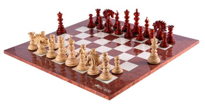 Renaissance Chess Set <br>Crafted in Ash and Rosewood