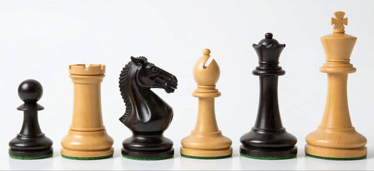 Figury szachowe Royal Prestige <br>Wykonane z hebanu i bukszpanu