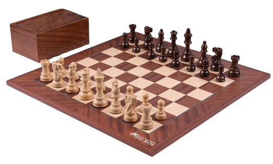 Beams Chess Set Crafted in Mahogany and Acacia — Product view 1