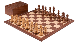 Vintage Chess Set <br>Crafted in Mahogany Wood