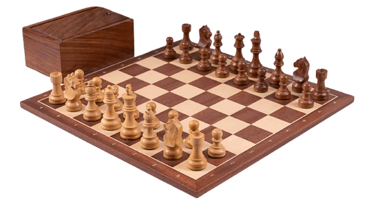 Vintage Chess Set <br>Crafted in Mahogany Wood
