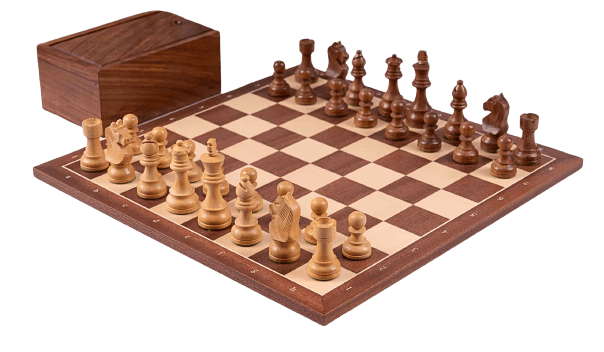 Vintage Chess Set <br>Crafted in Mahogany Wood