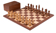 Vintage Chess Set <br>Crafted in Mahogany Wood