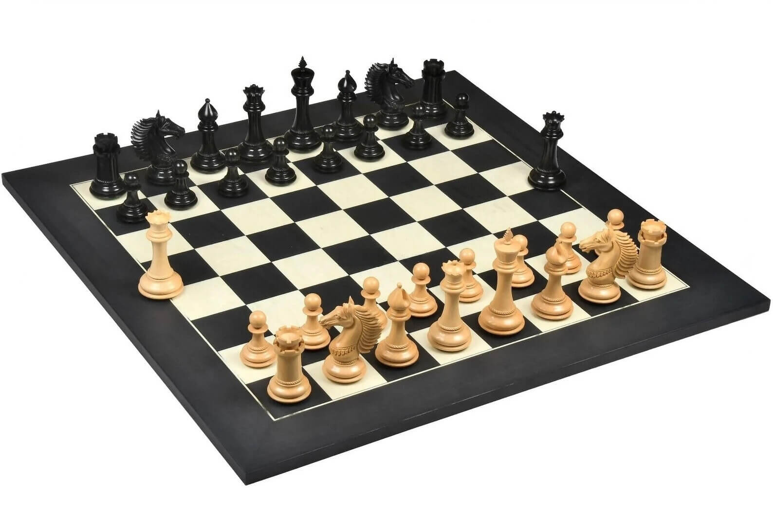 'Ultimate' Chess Set <br>Crafted in Ebony and Maple