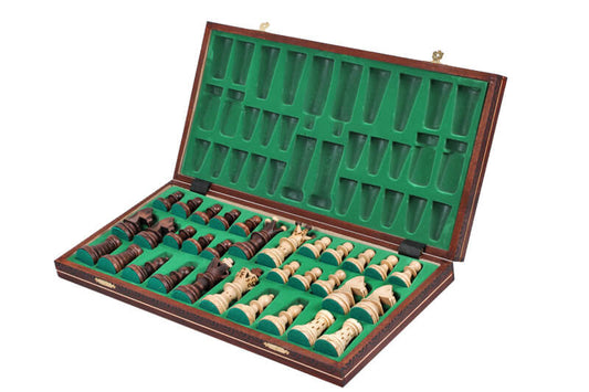Artisanal Chess Set <br>Crafted in Maple and Hornbeam