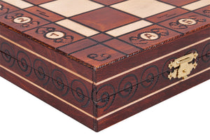 Artisanal Chess Set <br>Crafted in Maple and Hornbeam