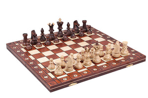 Artisanal Chess Set <br>Crafted in Maple and Hornbeam
