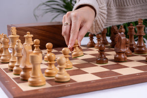 Vintage Chess Set <br>Crafted in Mahogany Wood