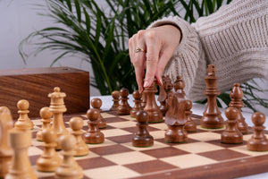 Vintage Chess Set <br>Crafted in Mahogany Wood