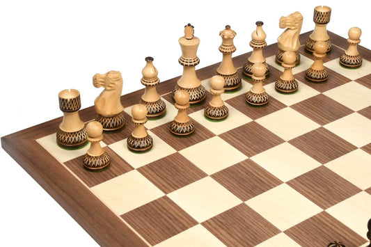 Premier Chess Set <br>Crafted in Walnut and Acacia