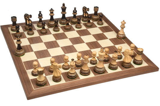 Premier Chess Set <br>Crafted in Walnut and Acacia