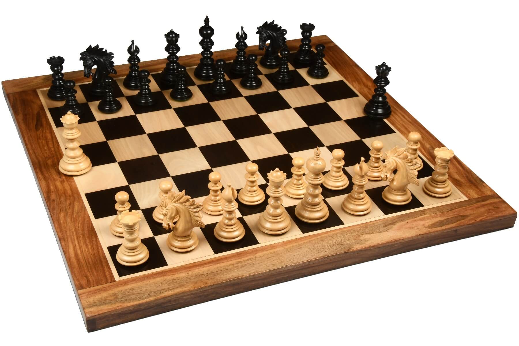 Échiquier avec Figurines d'Échecs