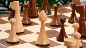 Contemporary Chess Set <br>Crafted in Walnut