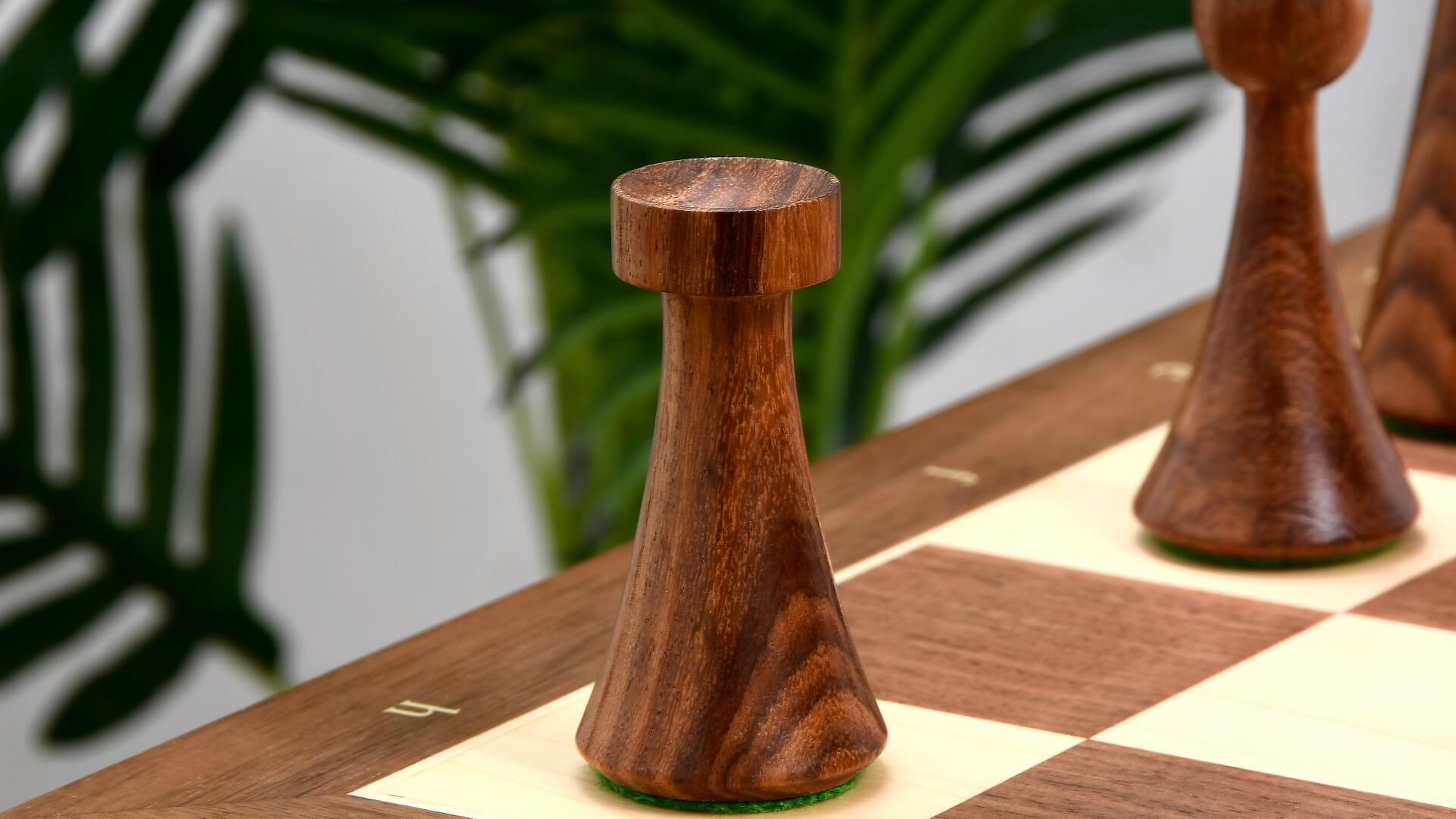 Contemporary Chess Set <br>Crafted in Walnut