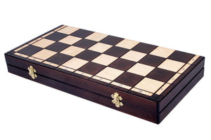 Castellan Chess Set <br>Crafted in Maple and Hornbeam