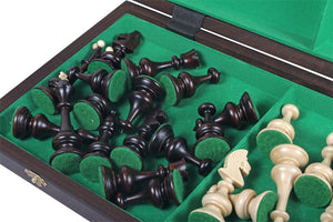 Castellan Chess Set <br>Crafted in Maple and Hornbeam