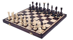 Castellan Chess Set <br>Crafted in Maple and Hornbeam